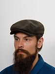 Кепка STETSON арт. 6381109 DRIVER CAP WAXED ORGANIC COTTON (оливковый)